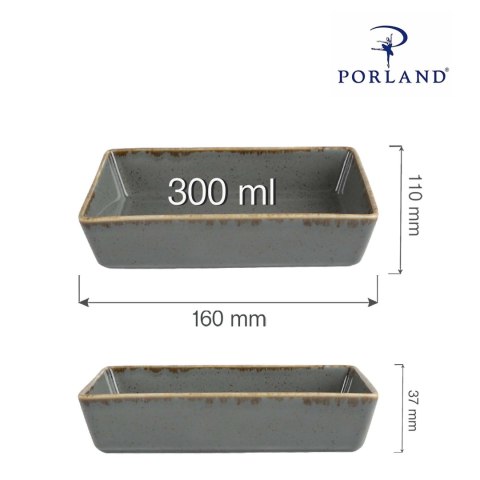 Naczynie do przystawek Stone 160x110 mm Naczynie do przystawek Stone 160x110 mm
