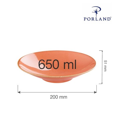 Talerz głęboki Amber 200 mm, 650 ml Talerz głęboki Amber 200 mm, 650 ml