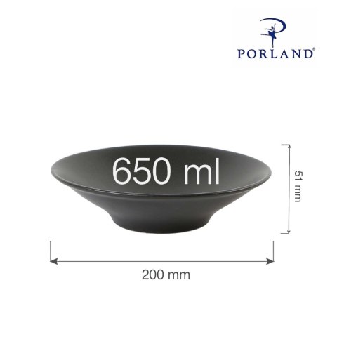 Talerz głęboki Coal śr. 200 mm, 650 ml Talerz głęboki Coal śr. 200 mm, 650 ml