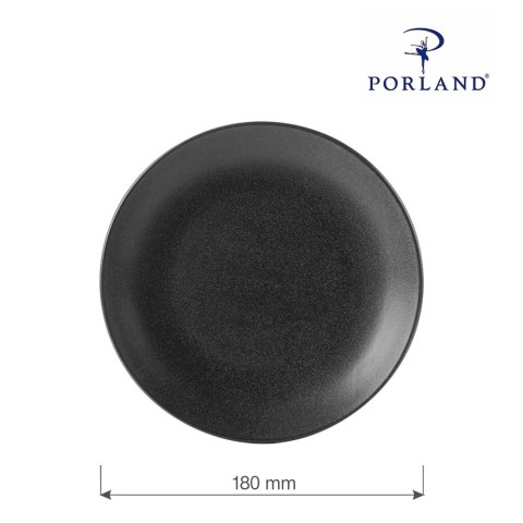 Talerz płytki Coal 180 mm Talerz płytki Coal 180 mm