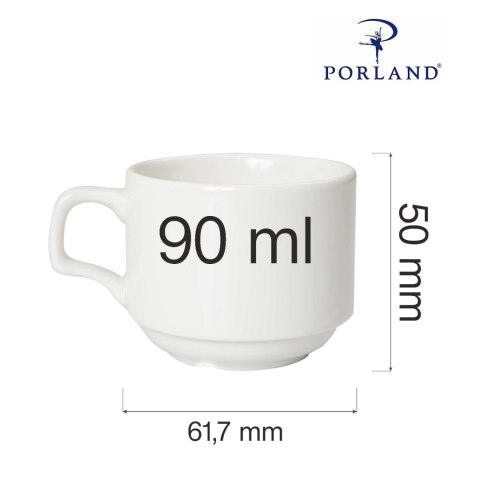 Filiżanka sztaplowana Dove 90 ml Filiżanka sztaplowana Dove 90 ml