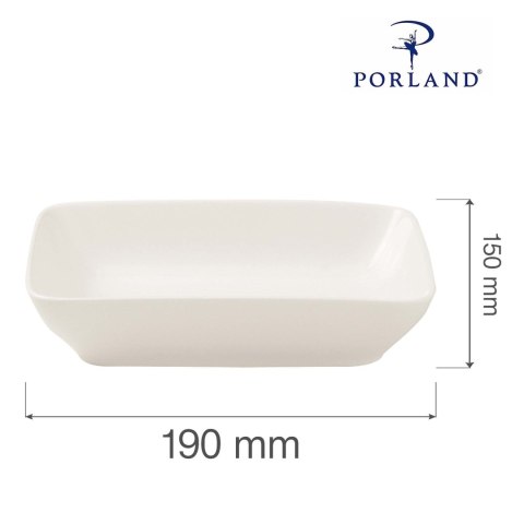 Półmisek do przystawek Dove 190x150 mm Półmisek do przystawek Dove 190x150 mm