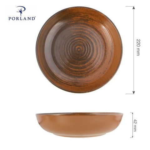 Talerz coupe Lykke Brown, 220 mm Talerz coupe Lykke Brown, 220 mm