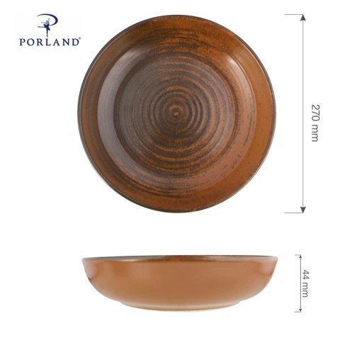 Talerz coupe Lykke Brown, 270 mm Talerz coupe Lykke Brown, 270 mm