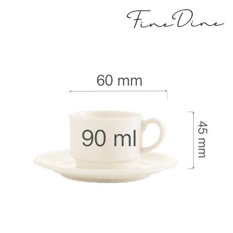 Filiżanka sztaplowana Crema 90 ml Filiżanka sztaplowana Crema 90 ml