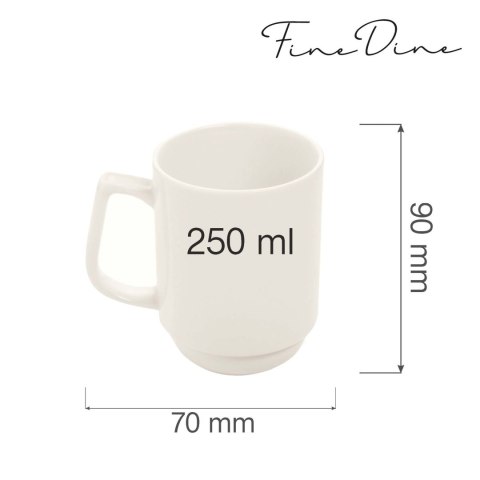 Kubek sztaplowany Crema 250 ml Kubek sztaplowany Crema 250 ml
