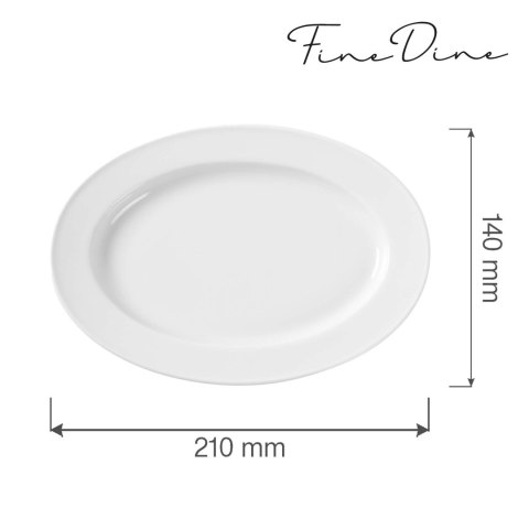 Półmisek owalny Bianco 210x140 mm Półmisek owalny Bianco 210x140 mm