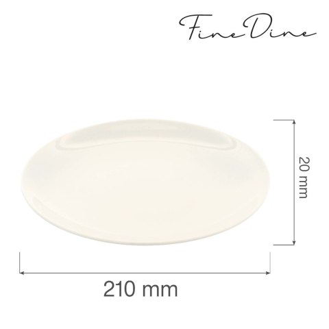Talerz bez rantu Crema 210 mm Talerz bez rantu Crema 210 mm