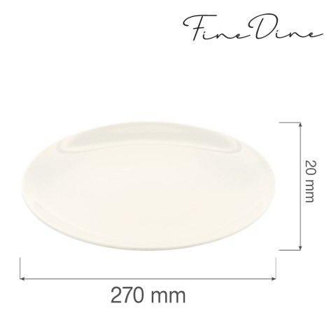 Talerz bez rantu Crema 270 mm Talerz bez rantu Crema 270 mm
