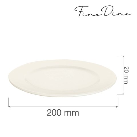 Talerz płytki Crema 200 mm Talerz płytki Crema 200 mm