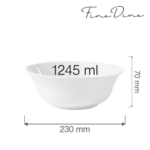 Miska Bianco 1245 ml, 230 mm Miska Bianco 1245 ml, 230 mm