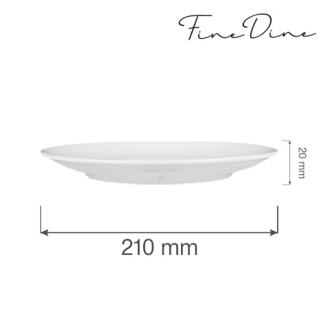 Talerz bez rantu Bianco 210 mm Talerz bez rantu Bianco 210 mm