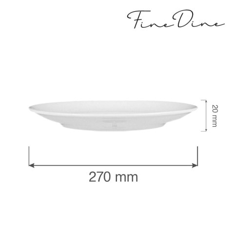Talerz bez rantu Bianco 270 mm Talerz bez rantu Bianco 270 mm