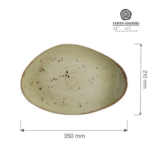 Talerz o organicznym kształcie Olive 350x210 mm Talerz o organicznym kształcie Olive 350x210 mm