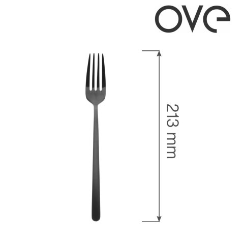 Widelec stołowy Amarone Black, OVE, 213 mm Widelec stołowy Amarone Black, OVE, 213 mm