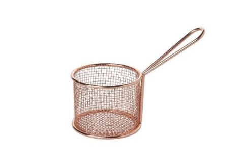 Koszyk na frytki - kolor miedź - 95x(H)75 mm Koszyk na frytki - kolor miedź - 95x(H)75 mm