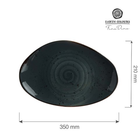 Talerz o organicznym kształcie Arando 350x210 mm Talerz o organicznym kształcie Arando 350x210 mm