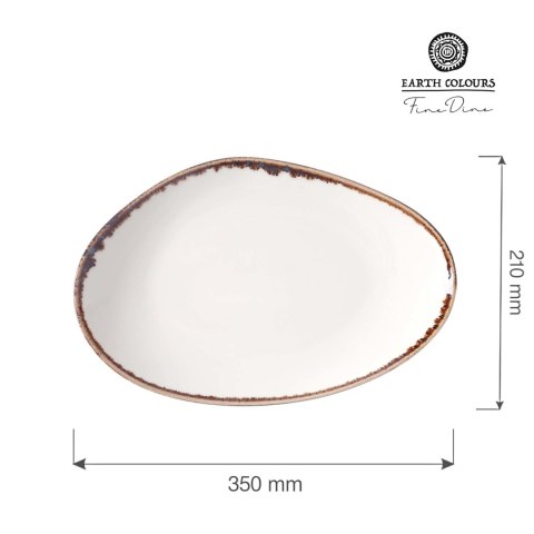 Talerz o organicznym kształcie Vanilla Talerz o organicznym kształcie Vanilla