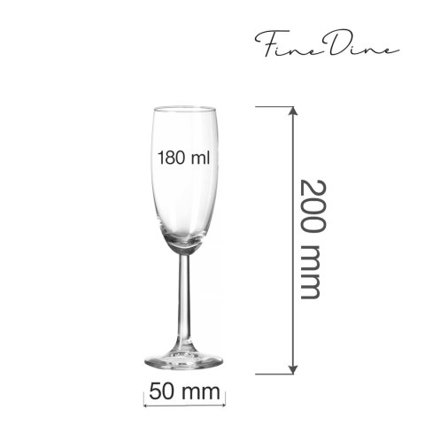 Kieliszek do szampana Volare Banquet, 180ml Kieliszek do szampana Volare Banquet, 180ml