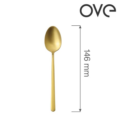 Łyżeczka do herbaty Amarone Gold, OVE, 146 mm Łyżeczka do herbaty Amarone Gold, OVE, 146 mm