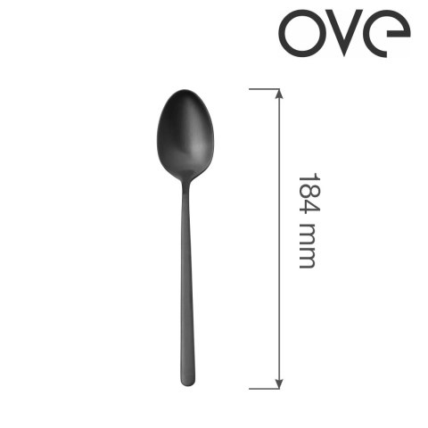 Łyżka deserowa Amarone Black, OVE, 184 mm Łyżka deserowa Amarone Black, OVE, 184 mm