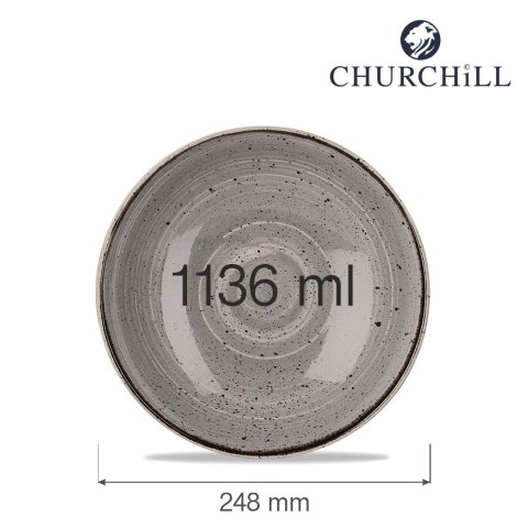Miska coupe Stonecast Peppercorn Grey 1136 ml Miska coupe Stonecast Peppercorn Grey 1136 ml