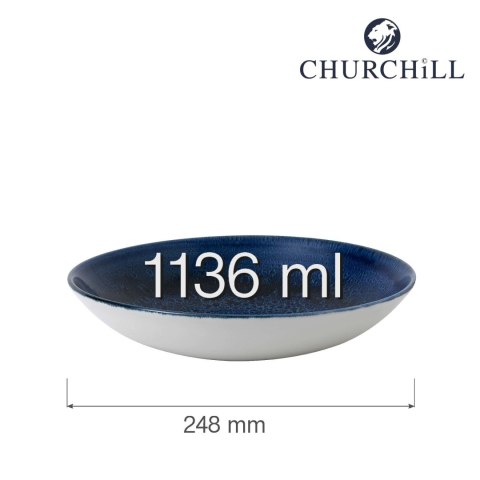 Miska coupe Stonecast Plume Ultramarine 248 mm Miska coupe Stonecast Plume Ultramarine 248 mm