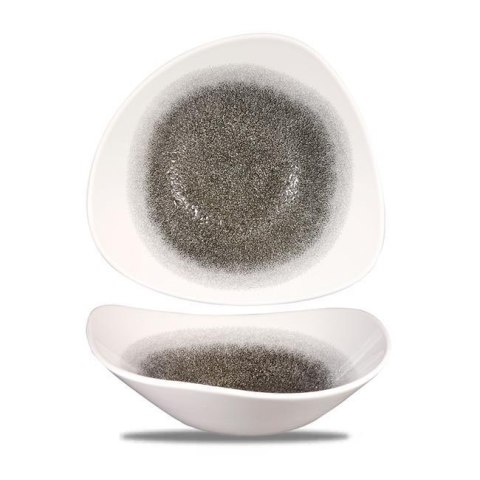 Miska trójkątna Raku Quartz Black Miska trójkątna Raku Quartz Black