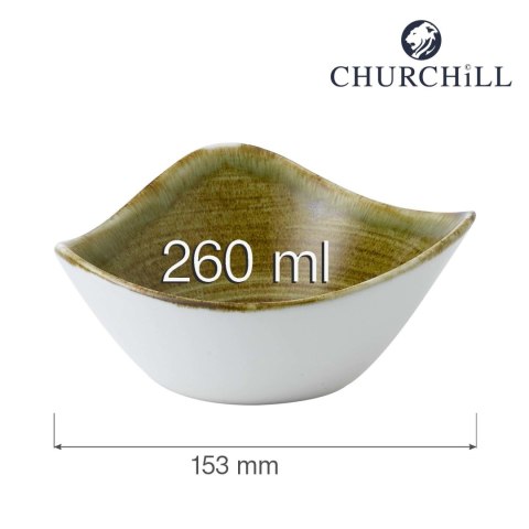 Miska trójkątna Stonecast Plume Green 153 mm Miska trójkątna Stonecast Plume Green 153 mm