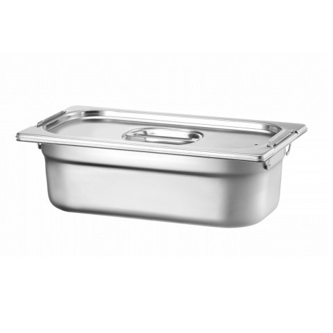 Pojemnik GN FINE DINE 1/3 h 100 mm, z uchwytami chowanymi Pojemnik GN FINE DINE 1/3 h 100 mm, z uchwytami chowanymi