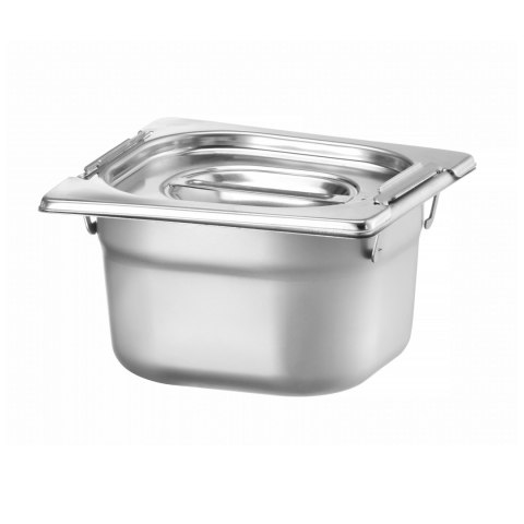Pojemnik GN FINE DINE 1/6 h 100 mm, z uchwytami chowanymi Pojemnik GN FINE DINE 1/6 h 100 mm, z uchwytami chowanymi