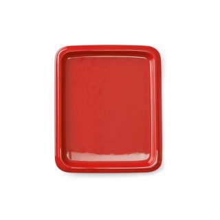 Taca porcelanowa GN 1/2, czerwona 325x265 mm