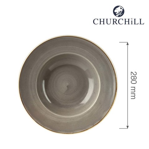 Talerz do pasty Stonecast Peppercorn Grey 280 mm Talerz do pasty Stonecast Peppercorn Grey 280 mm