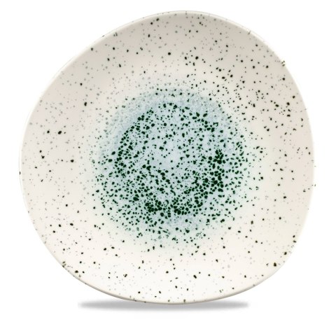 Talerz płytki o organicznym kształcie Mineral Green Talerz płytki o organicznym kształcie Mineral Green
