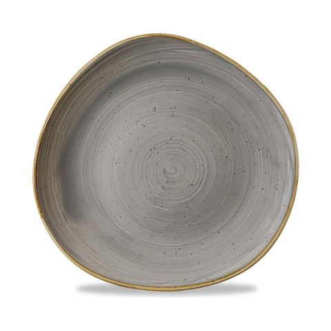 Talerz płytki o organicznym ksztalcie Stonecast Peppercorn Grey 286 mm Talerz płytki o organicznym ksztalcie Stonecast Peppercorn Grey 286 mm