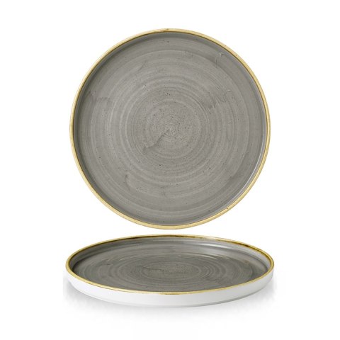 Talerz płytki z rantem Stonecast Peppercorn Grey 210 mm Talerz płytki z rantem Stonecast Peppercorn Grey 210 mm