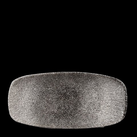 Talerz podłużny Raku Quartz Black Talerz podłużny Raku Quartz Black