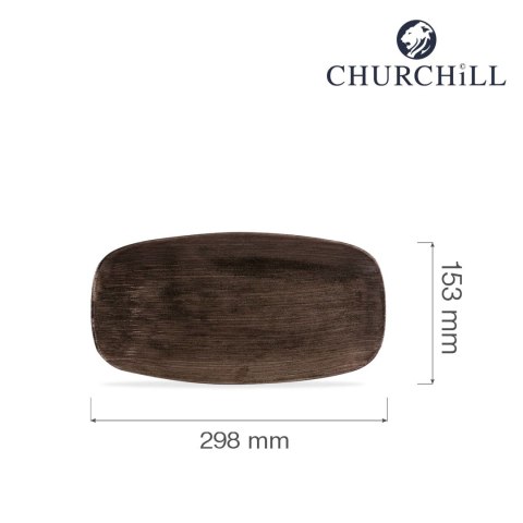 Talerz prostokątny Stonecast Patina Iron Black 298x153 mm Talerz prostokątny Stonecast Patina Iron Black 298x153 mm