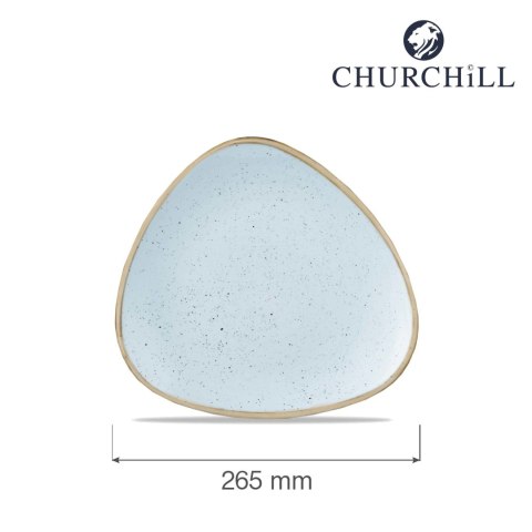 Talerz trójkątny Stonecast Duck Egg Blue Talerz trójkątny Stonecast Duck Egg Blue