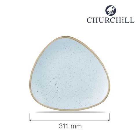 Talerz trójkątny Stonecast Duck Egg Blue Talerz trójkątny Stonecast Duck Egg Blue