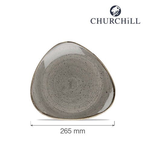 Talerz trójkątny Stonecast Peppercorn Grey 265 mm Talerz trójkątny Stonecast Peppercorn Grey 265 mm