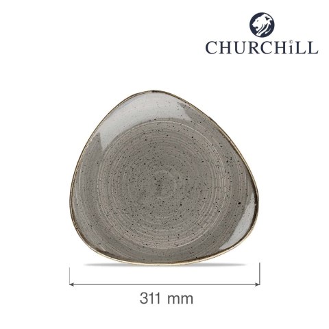 Talerz trójkątny Stonecast Peppercorn Grey 311 mm Talerz trójkątny Stonecast Peppercorn Grey 311 mm