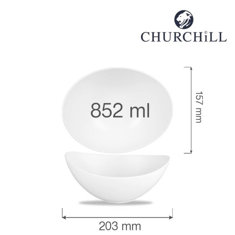 Misa bufetowa Alchemy Moonstone o wym. 203x157 mm, 852 ml Misa bufetowa Alchemy Moonstone o wym. 203x157 mm, 852 ml