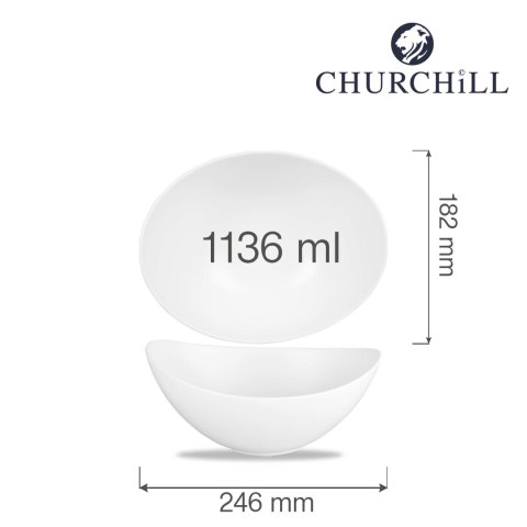 Misa bufetowa Alchemy Moonstone o wym. 246x182 mm, 1136 ml Misa bufetowa Alchemy Moonstone o wym. 246x182 mm, 1136 ml