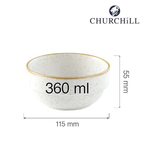 Miska sztaplowana Stonecast Barley White Miska sztaplowana Stonecast Barley White