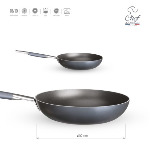 Patelnia Impressive z podwójną powłoką nieprzywierającą 240 mm Patelnia Impressive z podwójną powłoką nieprzywierającą 240 mm