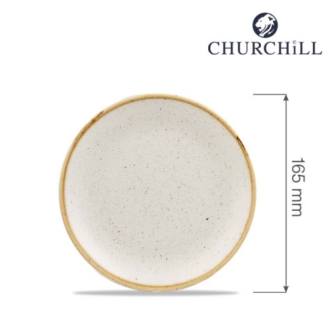 Talerz płytki Stonecast Barley White