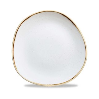Talerz płytki o organicznym kształcie Stonecast Barley White 264 mm