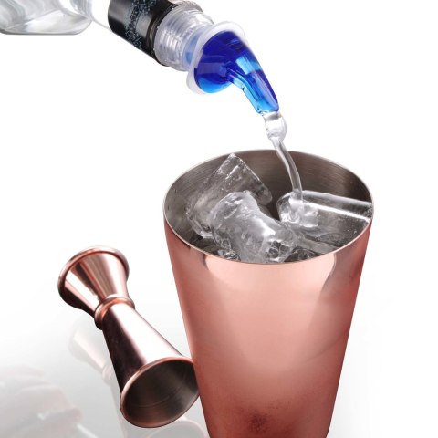 Nalewak barmański kolor niebieski - zestaw 4 szt., Bar Up Nalewak barmański kolor niebieski - zestaw 4 szt., Bar Up