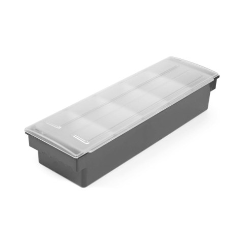 Pojemnik barmański na dodatki do drinków - 5 wkładów, Bar up, czarny, 480x150x(H)100mm Pojemnik barmański na dodatki do drinków - 5 wkładów, Bar up, czarny, 480x150x(H)100mm